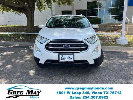 White Platinum Clearcoat Metallic 2019 Ford EcoSport SE