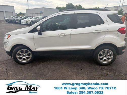 White Platinum Clearcoat Metallic 2019 Ford EcoSport SE