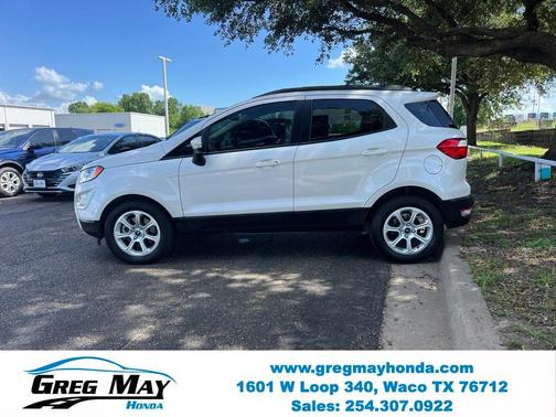White Platinum Clearcoat Metallic 2019 Ford EcoSport SE
