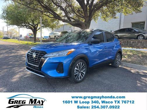 Blue 2021 Nissan Kicks SV