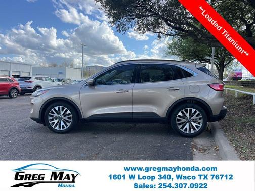 Desert Gold Metallic 2020 Ford Escape Titanium Hybrid
