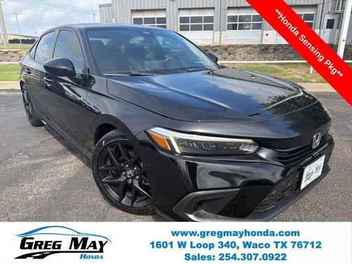 Crystal Black Pearl 2022 Honda Civic Sport