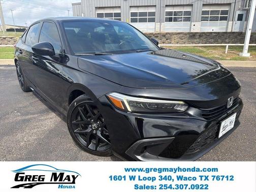 Crystal Black Pearl 2022 Honda Civic Sport