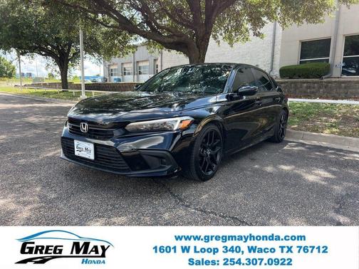 Crystal Black Pearl 2022 Honda Civic Sport