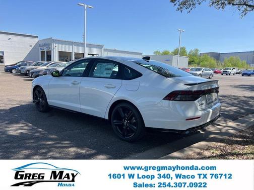 Platinum White Pearl 2026 Honda Accord Hybrid Sport-L