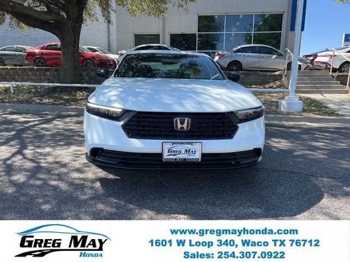 Platinum White Pearl 2026 Honda Accord Hybrid Sport-L