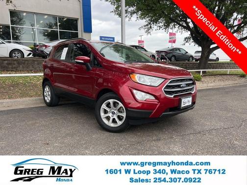 Ruby Red Metallic Tinted Clearcoat 2021 Ford EcoSport SE