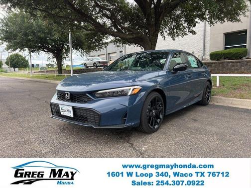 Blue Lagoon 2026 Honda Civic Hybrid Sport