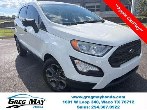 Diamond White 2018 Ford EcoSport S