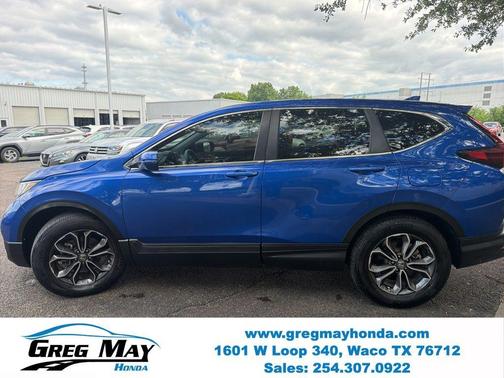 Aegean Blue Metallic 2021 Honda CR-V EX-L