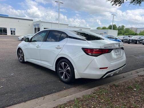 Aspen White 2020 Nissan Sentra SV