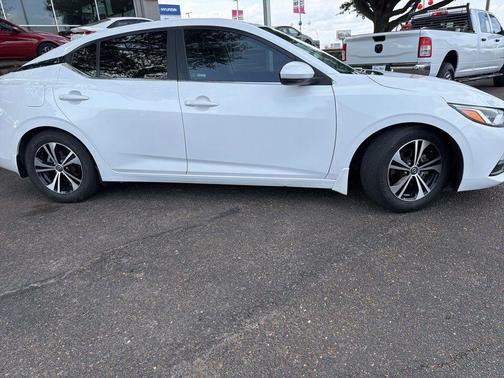 Aspen White 2020 Nissan Sentra SV