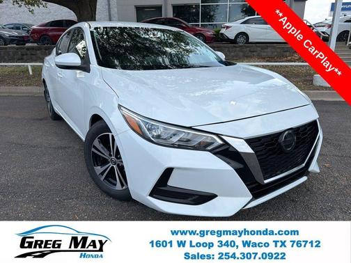 Aspen White 2020 Nissan Sentra SV