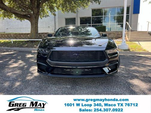 Shadow Black 2025 Ford Mustang EcoBoost