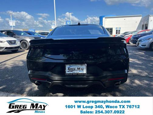 Shadow Black 2025 Ford Mustang EcoBoost
