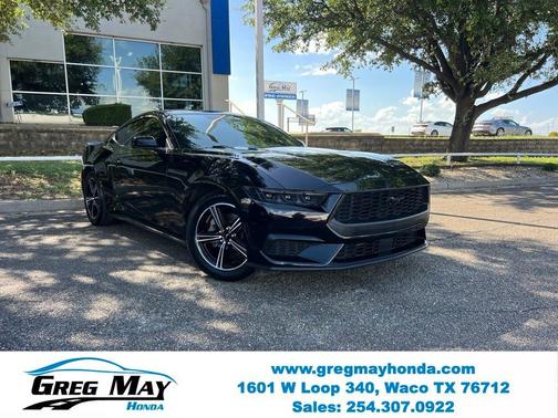 Shadow Black 2025 Ford Mustang EcoBoost