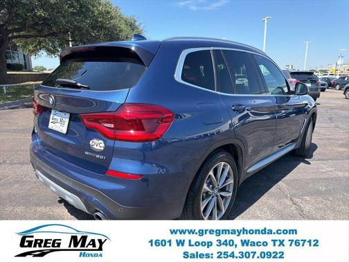 Phytonic Blue Metallic 2019 BMW X3 sDrive30i