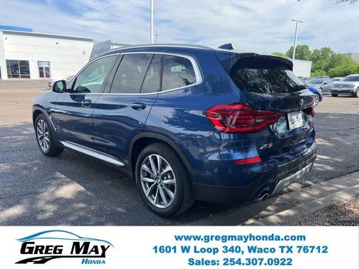 Phytonic Blue Metallic 2019 BMW X3 sDrive30i