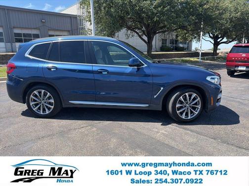 Phytonic Blue Metallic 2019 BMW X3 sDrive30i