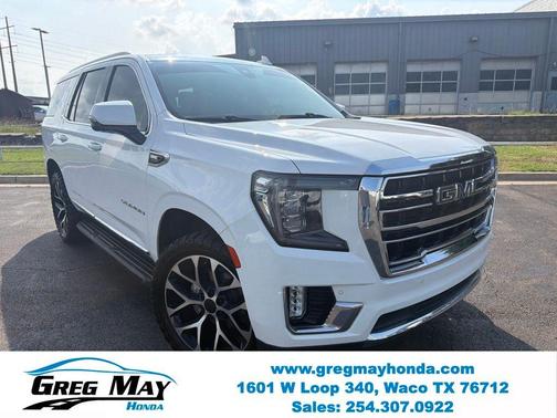 Summit White 2021 GMC Yukon SLT