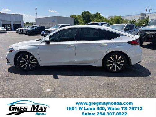Platinum White Pearl 2023 Honda Civic EX-L