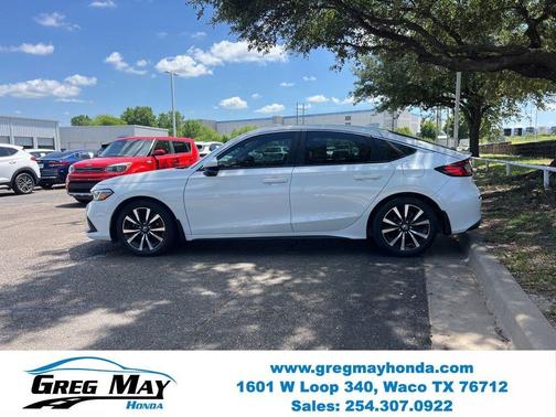 Platinum White Pearl 2023 Honda Civic EX-L