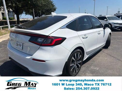 Platinum White Pearl 2023 Honda Civic EX-L