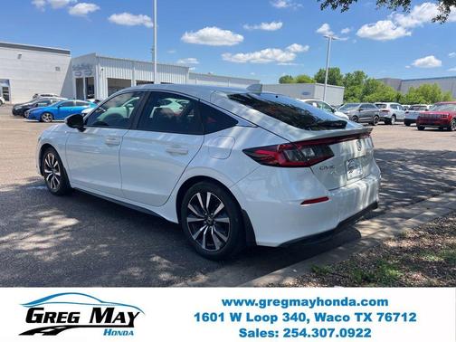 Platinum White Pearl 2023 Honda Civic EX-L