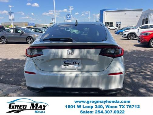 Platinum White Pearl 2023 Honda Civic EX-L