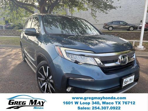 Obsidian Blue Pearl 2022 Honda Pilot Touring 8-Passenger