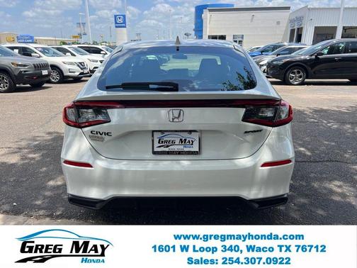 Platinum White Pearl 2026 Honda Civic Sport