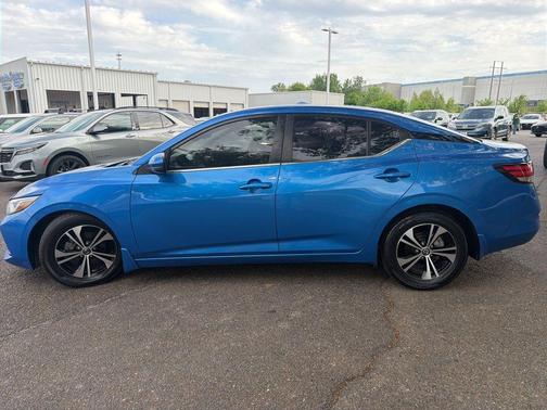 Electric Blue Metallic 2020 Nissan Sentra SV