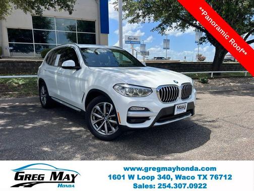 Alpine White 2019 BMW X3 sDrive30i