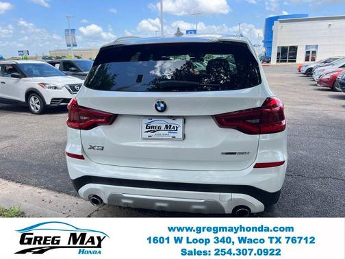 Alpine White 2019 BMW X3 sDrive30i