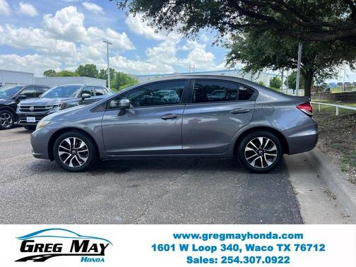 Modern Steel Metallic 2015 Honda Civic EX