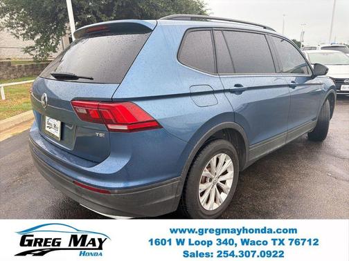 Silk Blue Metallic 2018 Volkswagen Tiguan 2.0T S