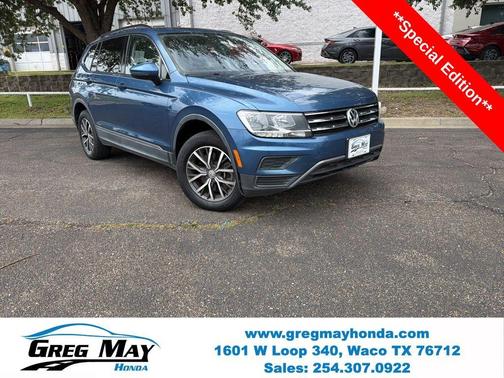 Silk Blue Metallic 2020 Volkswagen Tiguan 2.0T SE