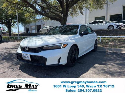 Platinum White Pearl 2026 Honda Civic Sport