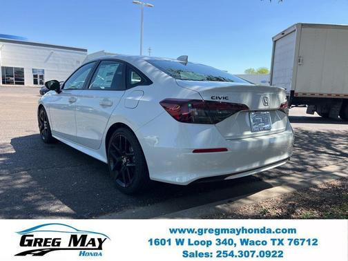 Platinum White Pearl 2026 Honda Civic Sport