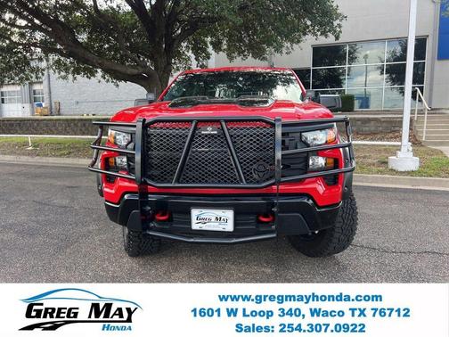Radiant Red 2026 Chevrolet Silverado 1500 Custom Trail Boss