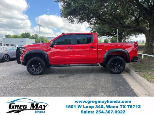 Radiant Red 2026 Chevrolet Silverado 1500 Custom Trail Boss