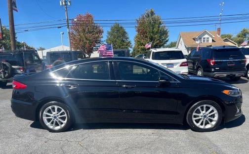 Black 2019 Ford Fusion Energi Titanium