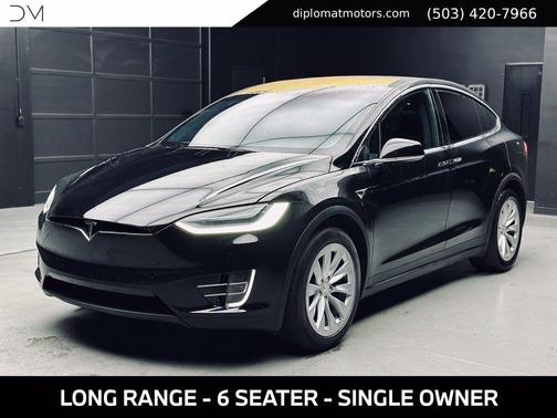 Solid Black 2019 Tesla Model X Long Range