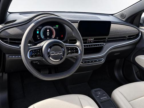 Greige Metallic 2025 FIAT 500e Giorgio Armani FWD