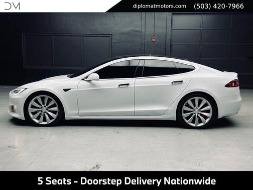 Pearl White Multi-Coat 2017 Tesla Model S 75