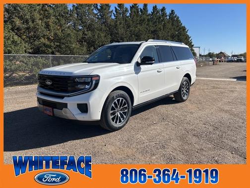 White Metallic 2025 Ford Expedition Max Platinum SUV