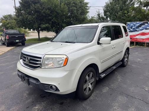 White Diamond Pearl 2012 Honda Pilot Touring