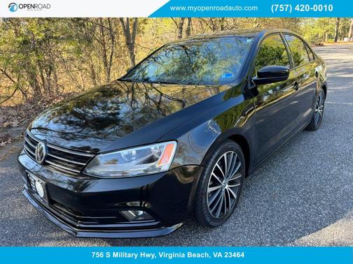 Black Uni 2015 Volkswagen Jetta 1.8T Sport