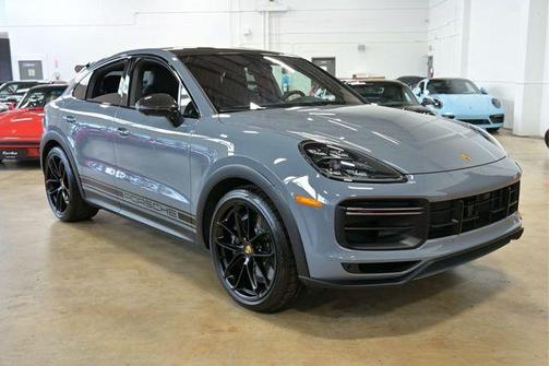 Arctic Grey 2022 Porsche Cayenne Turbo GT