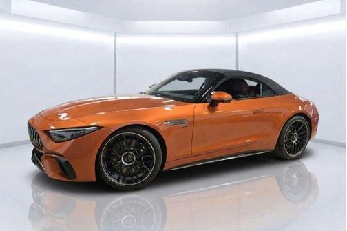 Orange Flame Metallic 2024 Mercedes-Benz AMG SL 63 Base